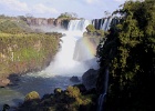 Iguazu Falls Island and waterfall  Iguazu Falls